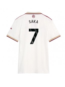 Billige Arsenal Bukayo Saka #7 Tredjedrakt Dame 2025-26 Kortermet